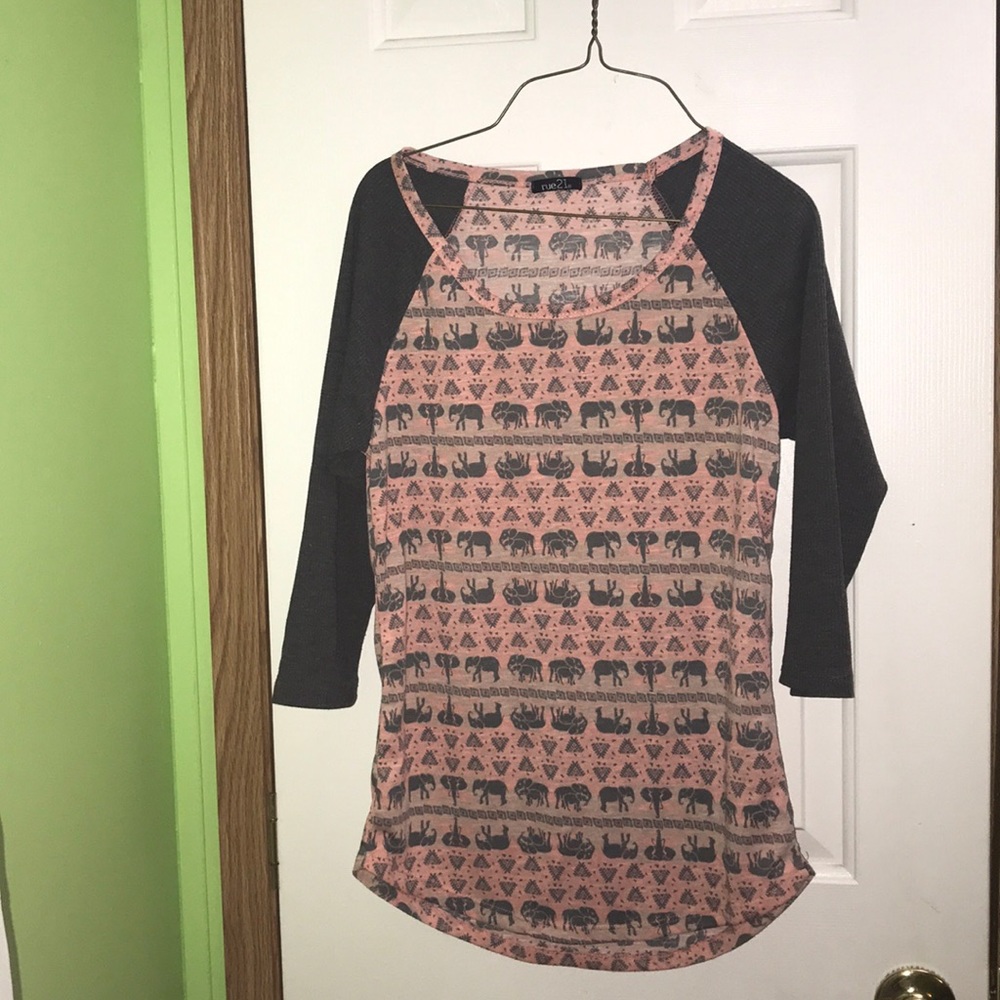 Aztec elephant shirt